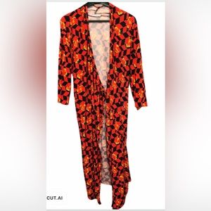 Zara Trafaluc Robe Women’s Small Red Black